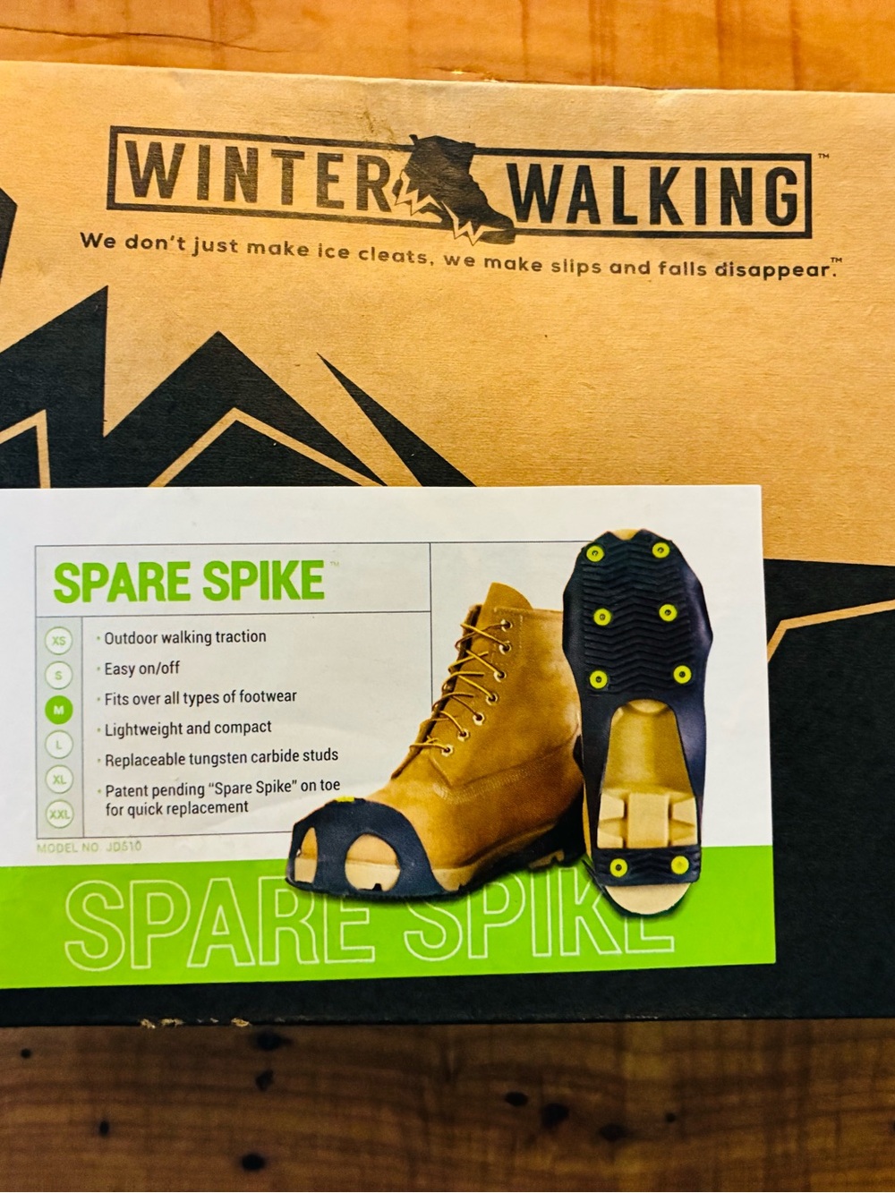 Winter Walking Spare Spike Winter Traction Medium Industrial Use New Gray
